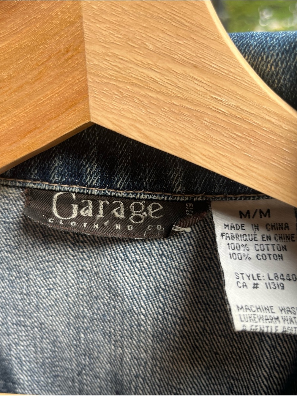 Garage Women’s Light Blue Denim Jeans Jacket